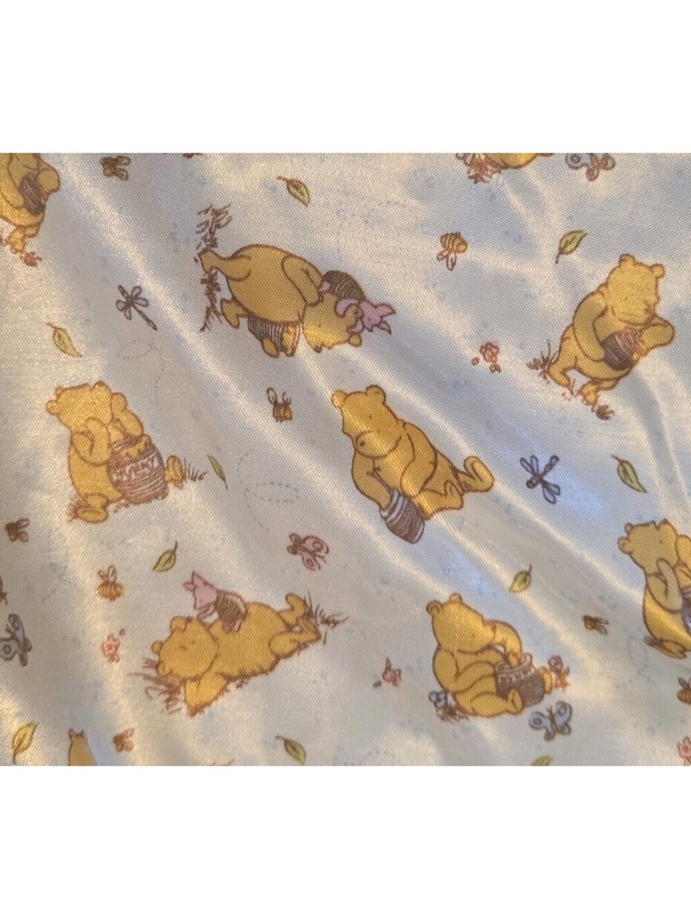 Unbranded Winnie The Pooh Sleep Wear Womens Button Down Top And Elastic Pants